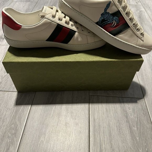 Size 10 Gucci Ace x Freya Hartas Mythical Creature - White sneakers main image 3